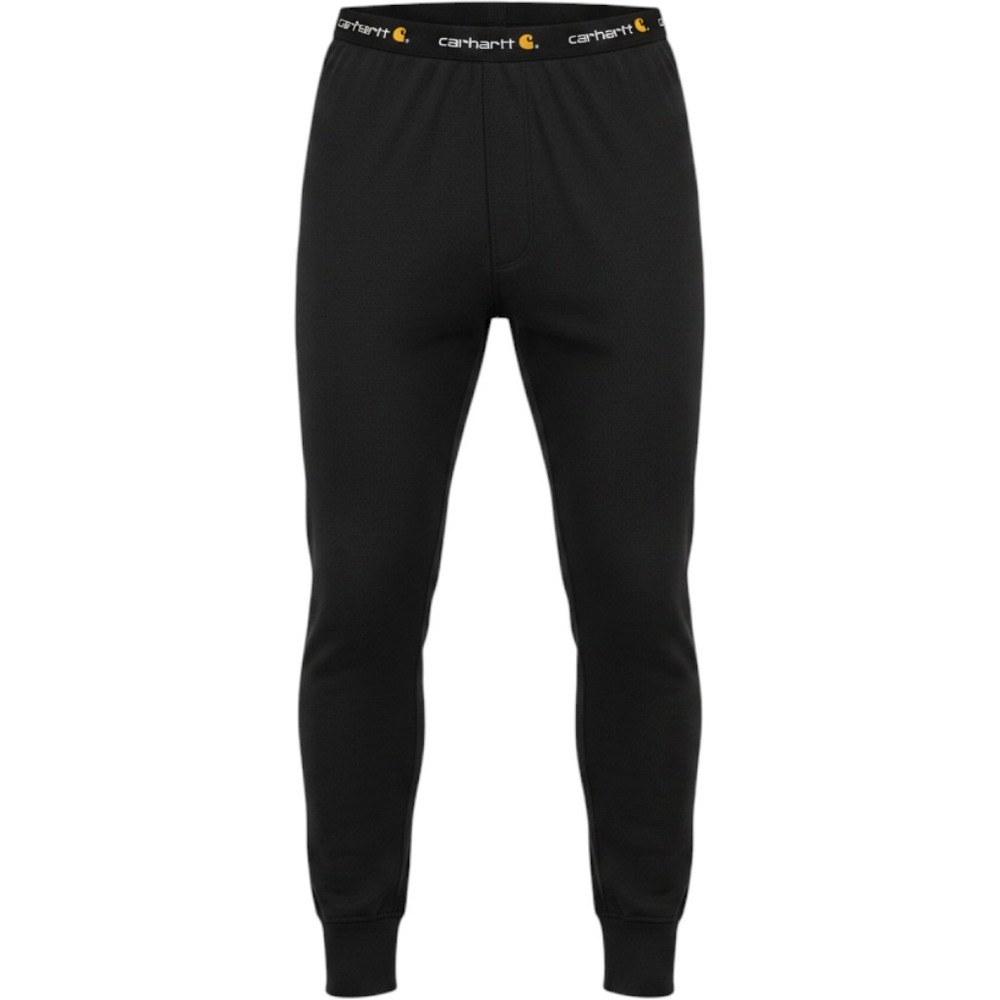 Carhartt Thermal Pants Mens 3XL Black Excellent Force Waffle Knit Base Layer